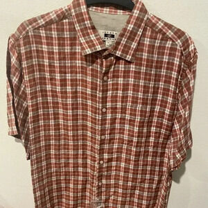 NWT Joseph Abboud button down shirt 100%‎ linen size XL